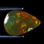 2.83 ct Great looking Pear Cabochon(12.58 x 8.88 mm)Flashing Multi Rainbow Opal