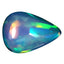 2.16 ct Supreme Pear Cabochon (11.94 x 8.46 mm) Flashing Multicolor Rainbow Opal
