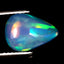 2.16 ct Supreme Pear Cabochon (11.94 x 8.46 mm) Flashing Multicolor Rainbow Opal