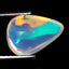2.16 ct Supreme Pear Cabochon (11.94 x 8.46 mm) Flashing Multicolor Rainbow Opal