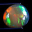 2.89 ct Incomparable Fancy Cabochon(12.02 x 10.86 mm)Multi Rainbow Opal Gemstone