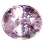 GIA Certified 3.53 ct Oval (9.30 x 8.09 mm) Unheated Purplish Pink Sapphire