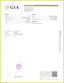GIA Certified 3.53 ct Oval (9.30 x 8.09 mm) Unheated Purplish Pink Sapphire
