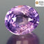 GIA Certified 2.52 ct Oval (8.10 x 6.86 mm) Unheated Purplish Pink Sapphire