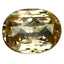 GIA Certified 2.36 ct Oval(8.49 x 6.56 mm)Unheated Orange Yellow Sapphire Stone