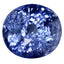 GIA Certified 2.51 ct Fair Oval(7.30 x 6.68 mm)Unheated Violetish Blue Sapphire