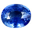 GIA Certified 1.69 ct Oval (7.12 x 5.84 mm) Unheated Blue Sapphire Stone Stone