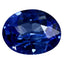 GIA Certified 0.99 ct Mind-Boggling Oval (6.82 x 5.53 mm) Unheated Blue Sapphire