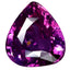 GIA Certified 1.05 ct Pear (6.13 x 5.58 mm) Unheated Purplish Pink Sapphire