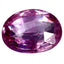 GIA Certified 1.50 ct Oval(7.73 x 5.95 mm)Unheated Purplish Pink Sapphire Stone