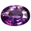 GIA Certified 1.23 ct Oval(8.10 x 5.76 mm)Unheated Pinkish Purple Sapphire Stone