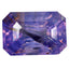 GIA Certified 1.71 ct Octagon (7.79 x 5.34 mm) Unheated Pinkish Purple Sapphire