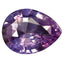 GIA Certified 1.00 ct Pear (7.16 x 5.51 mm) Unheated Purplish Pink Sapphire