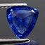 GIA Certified 1.16 ct Phenomenal Triangle(7.29 x 6.89 mm)Unheated Blue Sapphire