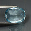 4.05 ct Fabulous Cushion (11.55 x 8.85 mm) Brazil Sky Blue Aquamarine Gemstone