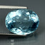 6.10 ct Extraordinary Oval(13.36 x 10.32 mm)Brazil Sky Blue Aquamarine Gemstone