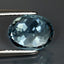2.22 ct Tremendous Oval Cut (9.25 x 7.43 mm) Brazil Sky Blue Aquamarine Gemstone