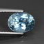 1.19 ct Excellent Oval Cut (8.00 x 6.21 mm) Brazil Sky Blue Aquamarine Gemstone