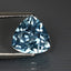 2.23 ct Exquisite Trillion (9.01 x 8.85 mm) Brazil Sky Blue Aquamarine Gemstone