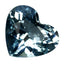 1.46 ct Phenomenal Heart (8.38 x 7.46 mm) Brazil Sky Blue Aquamarine Gemstone