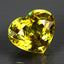 2.34 ct Very good Heart (8.61 x 7.45 mm) Afghanistan Multi Color Sphene Gemstone