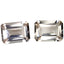 2.61 ct (2pcs) MATCHING PAIR Octagon (8.03 x 5.93 mm) Peach Pink Morganite Stone