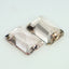 1.79 ct(2pcs)MATCHING PAIR Octagon(7.17 x 5.05 mm)Natural Peach Pink Morganite