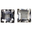 1.87 ct(2pcs)MATCHING PAIR Princess(6.01 x 5.99 mm)Peach Pink Morganite Stone