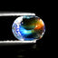 0.94 ct Superior Oval (7.58 x 5.87 mm) Unheated / Untreated Rainbow Moonstone