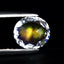 1.04 ct Outstanding Oval (7.36 x 6.71 mm) Unheated Rainbow Moonstone Gemstone