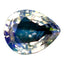 1.01 ct Sparkling Pear Cut (7.48 x 5.89 mm) Unheated Rainbow Moonstone Gemstone