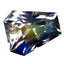 1.07 ct Sparkling Fancy Cut (7.30 x 6.00 mm) Unheated Rainbow Moonstone Gemstone