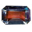 1.02 ct Octagon Cut (7.84 x 5.21 mm) Unheated Natural Rainbow Moonstone Gemstone
