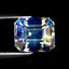 1.31 ct Phenomenal Octagon (6.91 x 5.85 mm) Unheated Rainbow Moonstone Gemstone