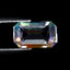 1.24 ct Stunning Octagon (8.74 x 5.29 mm) Unheated Rainbow Moonstone Gemstone