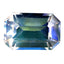 1.24 ct Octagon Cut (8.37 x 5.77 mm) Unheated Natural Rainbow Moonstone Gemstone