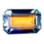 1.01 ct Flashing Octagon (7.71 x 5.02 mm) Unheated Rainbow Moonstone Gemstone