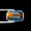 1.01 ct Flashing Octagon (7.71 x 5.02 mm) Unheated Rainbow Moonstone Gemstone