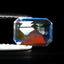 1.28 ct Pretty Octagon Cut (7.57 x 5.56 mm) Unheated Rainbow Moonstone Gemstone