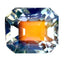 1.16 ct Superior Octagon (6.50 x 5.53 mm) Unheated Rainbow Moonstone Gemstone