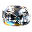 1.37 ct Cushion Cut (7.43 x 5.48 mm) Unheated Natural Rainbow Moonstone Gemstone