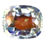 1.08 ct Cushion Cut (6.71 x 5.63 mm) Unheated Natural Rainbow Moonstone Gemstone