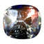 1.00 ct Cushion Cut (6.77 x 6.05 mm) Unheated Natural Rainbow Moonstone Gemstone