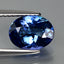2.02 ct Fabulous Oval (9.26 x 7.21 mm) Tanzania Bluish Violet Tanzanite Gemstone