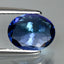 2.02 ct Fabulous Oval (9.26 x 7.21 mm) Tanzania Bluish Violet Tanzanite Gemstone
