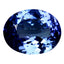 2.17 ct Valuable Oval (9.11 x 7.10 mm) Tanzania Bluish Violet Tanzanite Gemstone