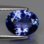 2.05 ct Beautiful Oval(9.08 x 7.14 mm)Tanzania Bluish Violet Tanzanite Gemstone