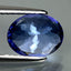 1.96 ct Oval (9.12 x 7.05 mm) Natural Tanzania Bluish Violet Tanzanite Gemstone