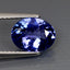 1.90 ct Phenomenal Oval(9.09 x 7.04 mm)Tanzania Bluish Violet Tanzanite Gemstone