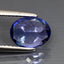 1.90 ct Phenomenal Oval(9.09 x 7.04 mm)Tanzania Bluish Violet Tanzanite Gemstone